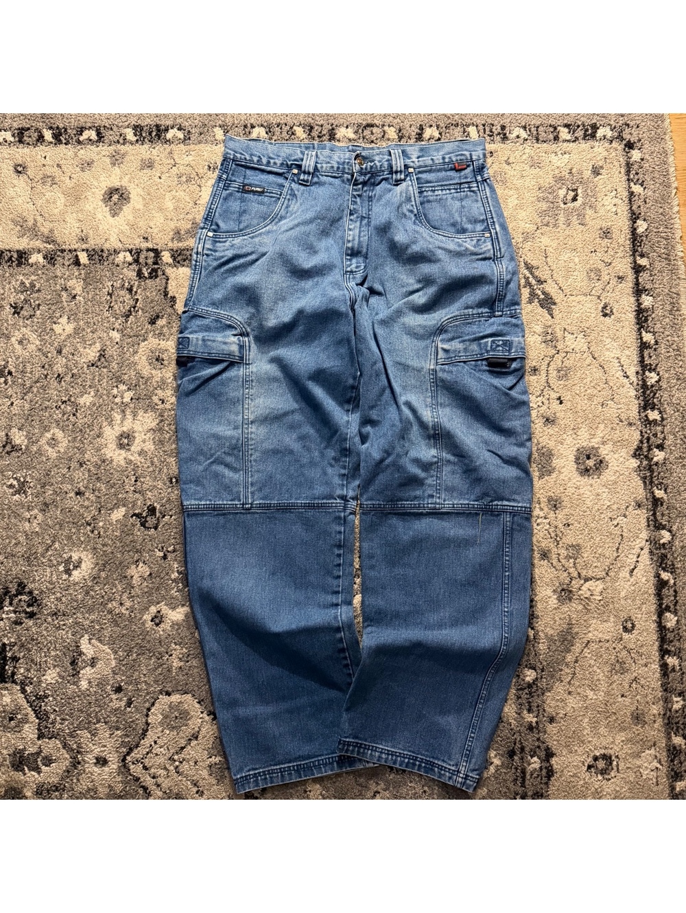 Fubu Heavyweight Baggy Cargo Jeans